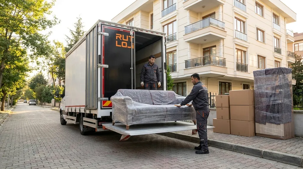 Evden Eve Taşıma — liftli araçla taşıma